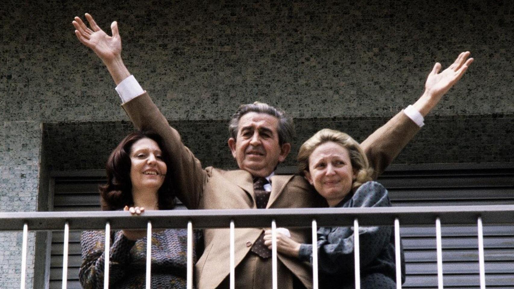 Luis Suñer tras ser liberado