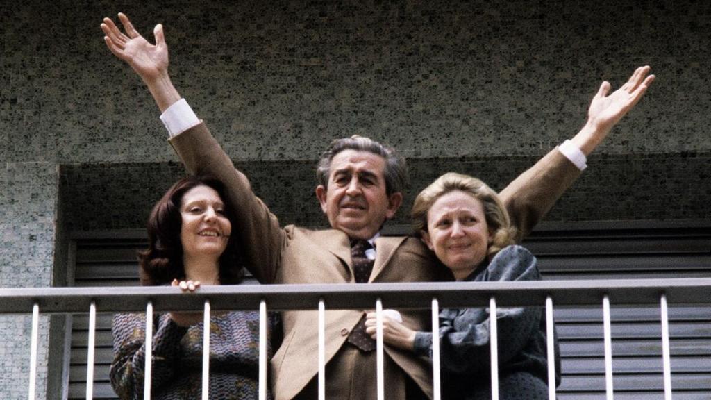 Luis Suñer tras ser liberado