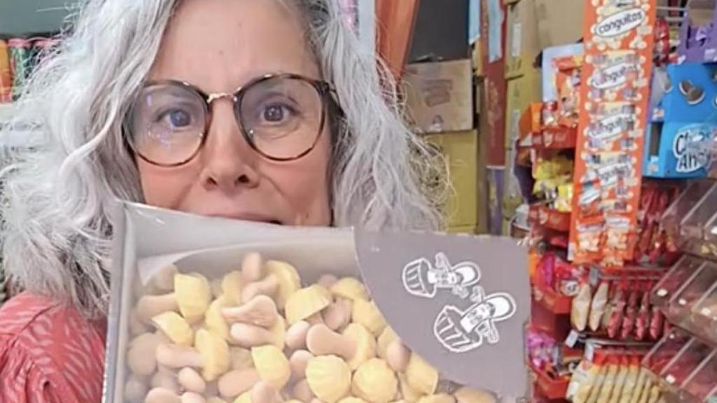 Gemma, vendedora en Piruletas Sondika.