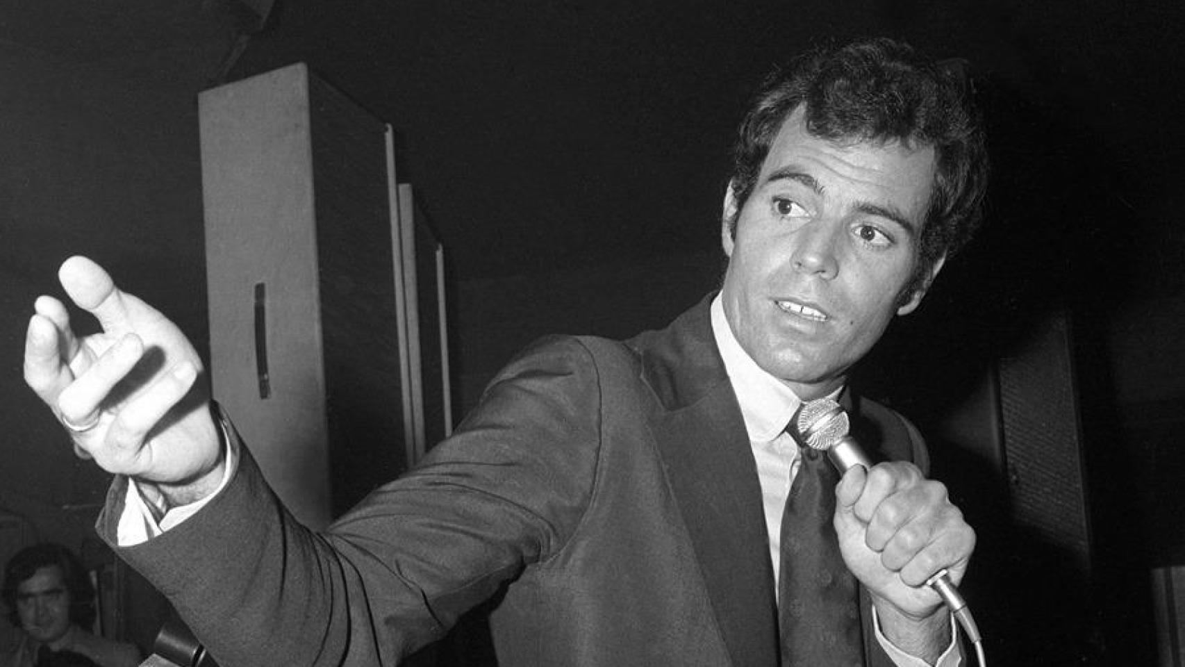 El cantante Julio Iglesias