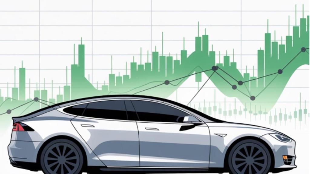 Tesla y gráfico de precios