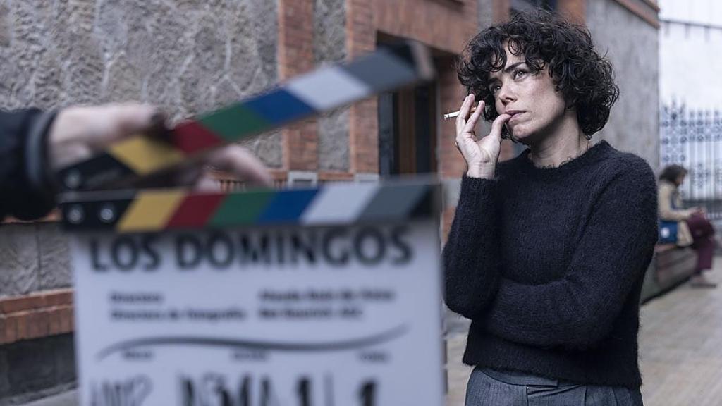 Rodaje de 'Los domingos' con Patricia López Arnaiz.