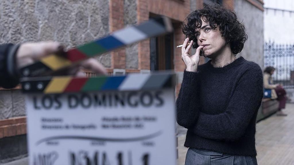 Rodaje de 'Los domingos' con Patricia López Arnaiz.
