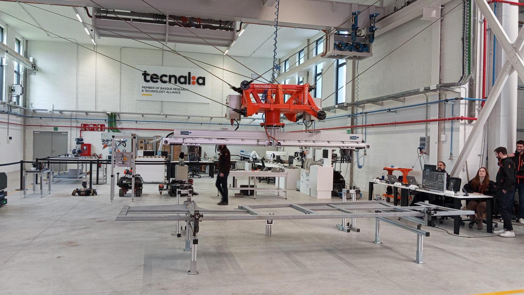 Zona de robótica de Tecnalia.