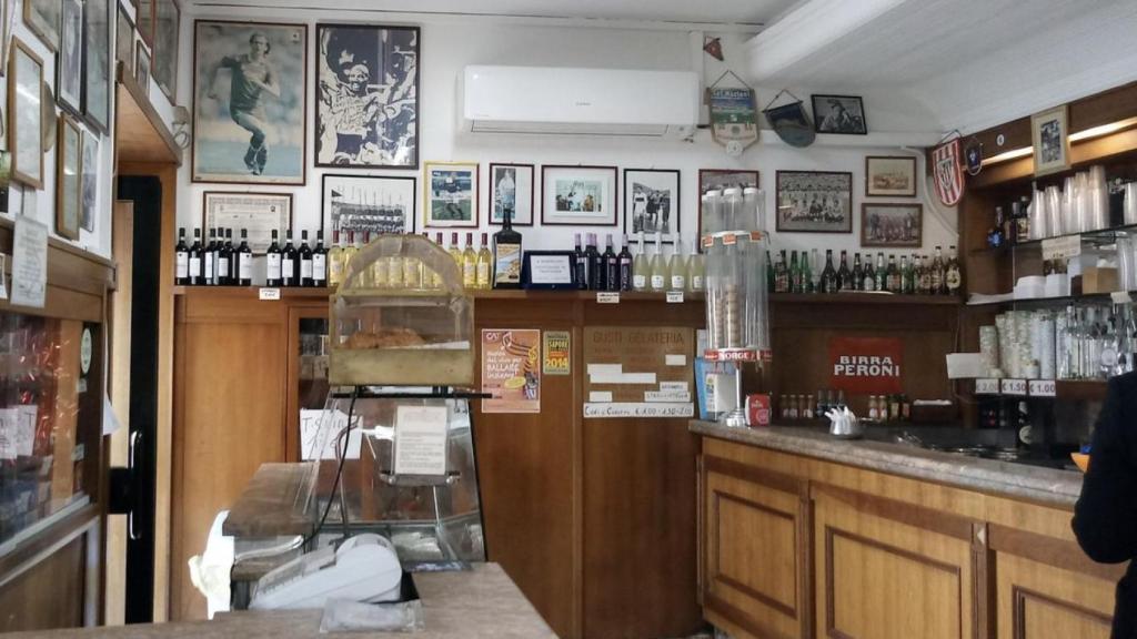 El bar San Calisto, Catedral del Athletic Club, en Roma.