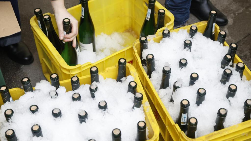 Celebración del Txakoli Eguna tras la presentación de la cosecha 2025 de Txakoli de Getaria celebrada este sábado