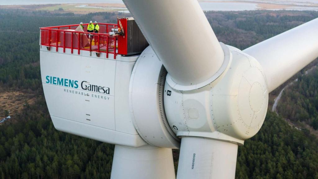 Nacelle de Siemens Gamesa en uno de sus parques eólicos