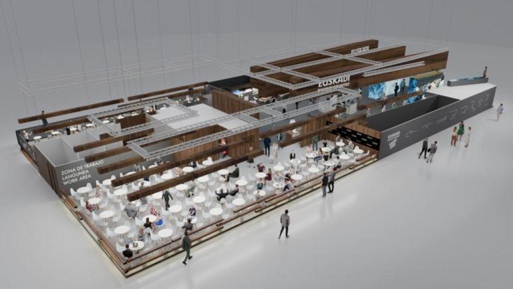 Prototipo del stand del País Vasco en Fitur 2026
