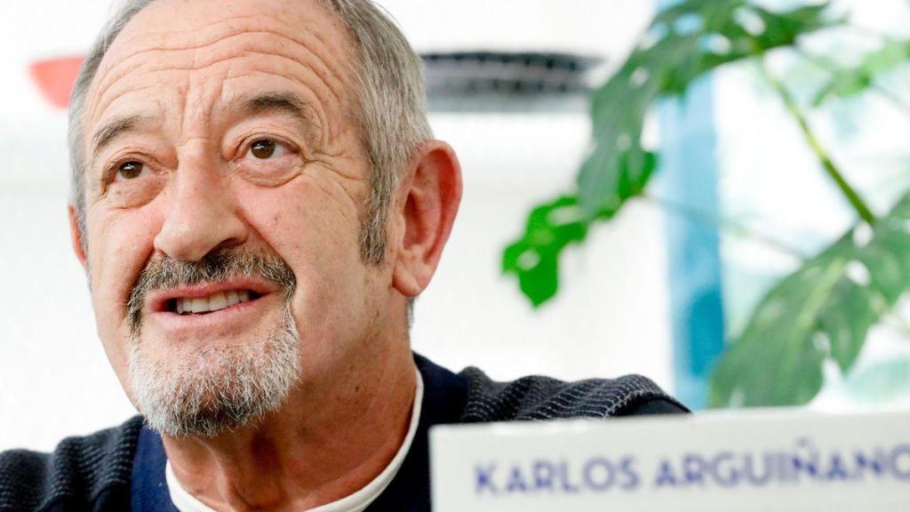 Arguiñano, durante la presentación de un libro.