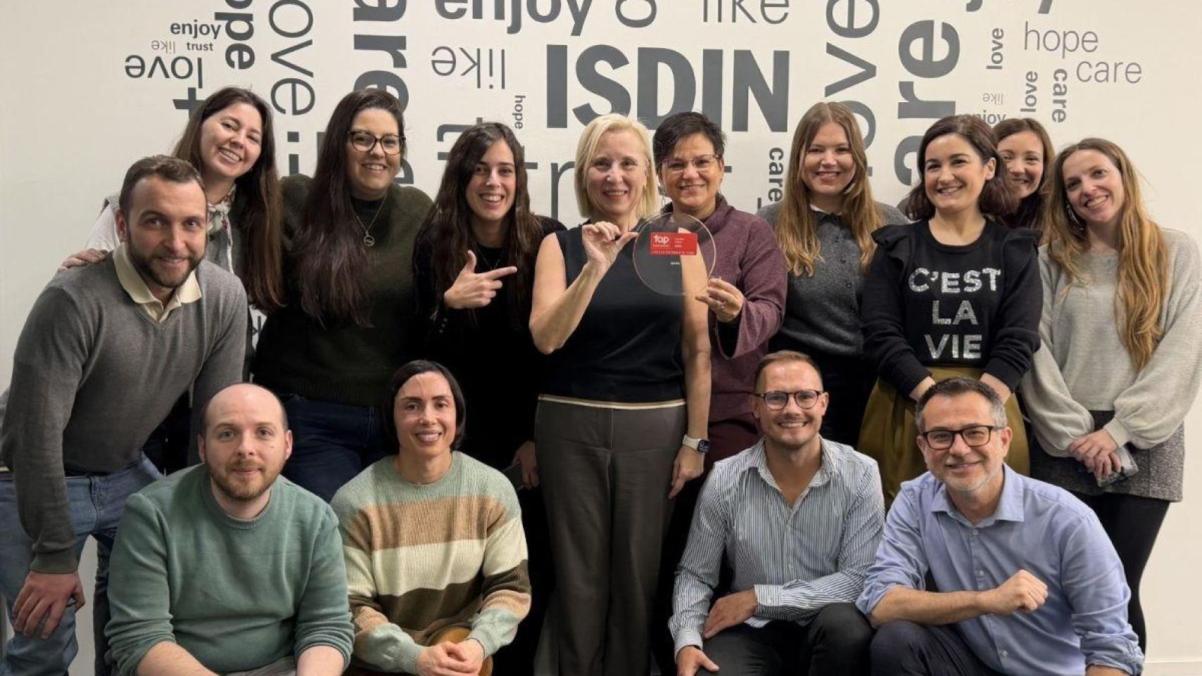 ISDIN obtiene el premio 'Top Employer' por octavo año consecutivo