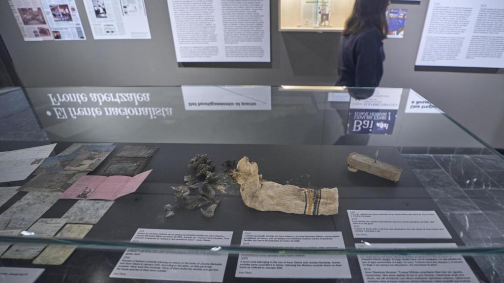 Objetos de la exposición donados por las víctimas