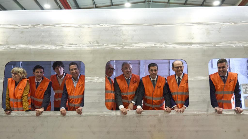 Visita institucional a Talgo con José Antonio Jainaga e Imanol Pradales