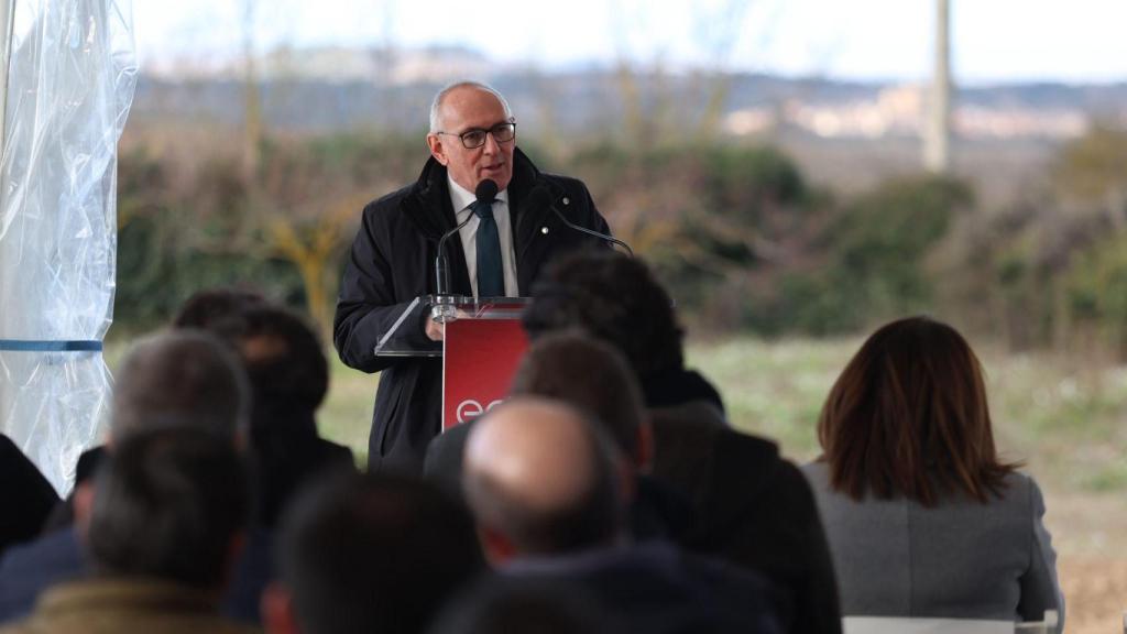 Ramiro González, diputado general de Álava, en el acto