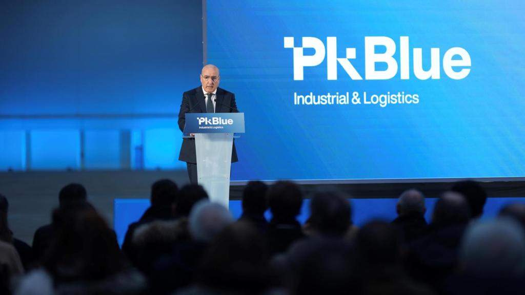 Jose de la Calle, de PK Blue Logistics en un momento de su intervención