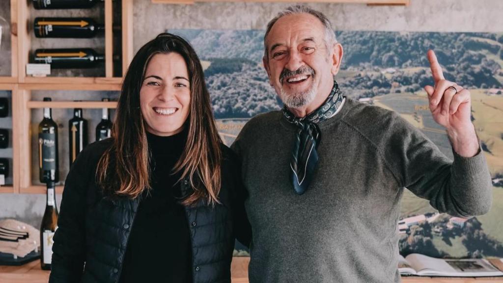 Amaia Arguiñano junto con su padre, Karlos Arguiñano.