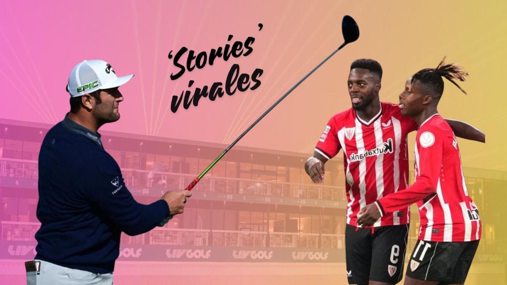 De izquierda a derecha: Jon Rahm y los hermanos Williams