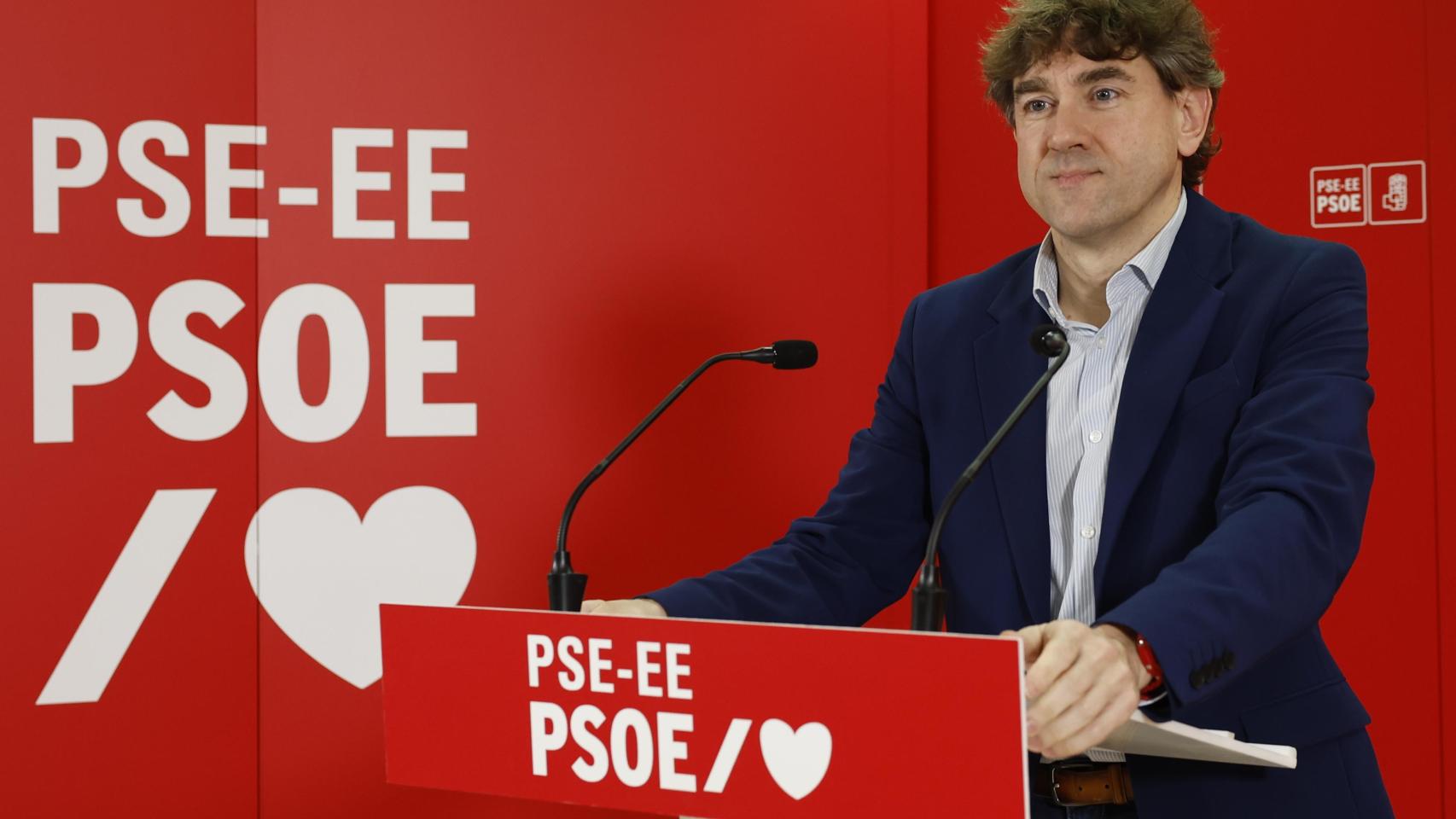 El secretario general del PSE-EE, Eneko Andueza