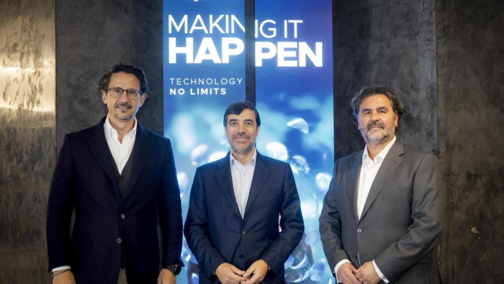 José Luis Manzanares, Antón Arriola y Manu Baraza.