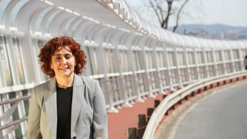 La alcaldesa de Santurtzi, Karmele Tubilla, en una imagen de archivo en 2023