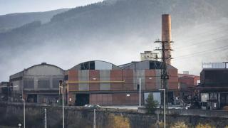 Antiguos pabellones de ArcelorMittal en Zumárraga.