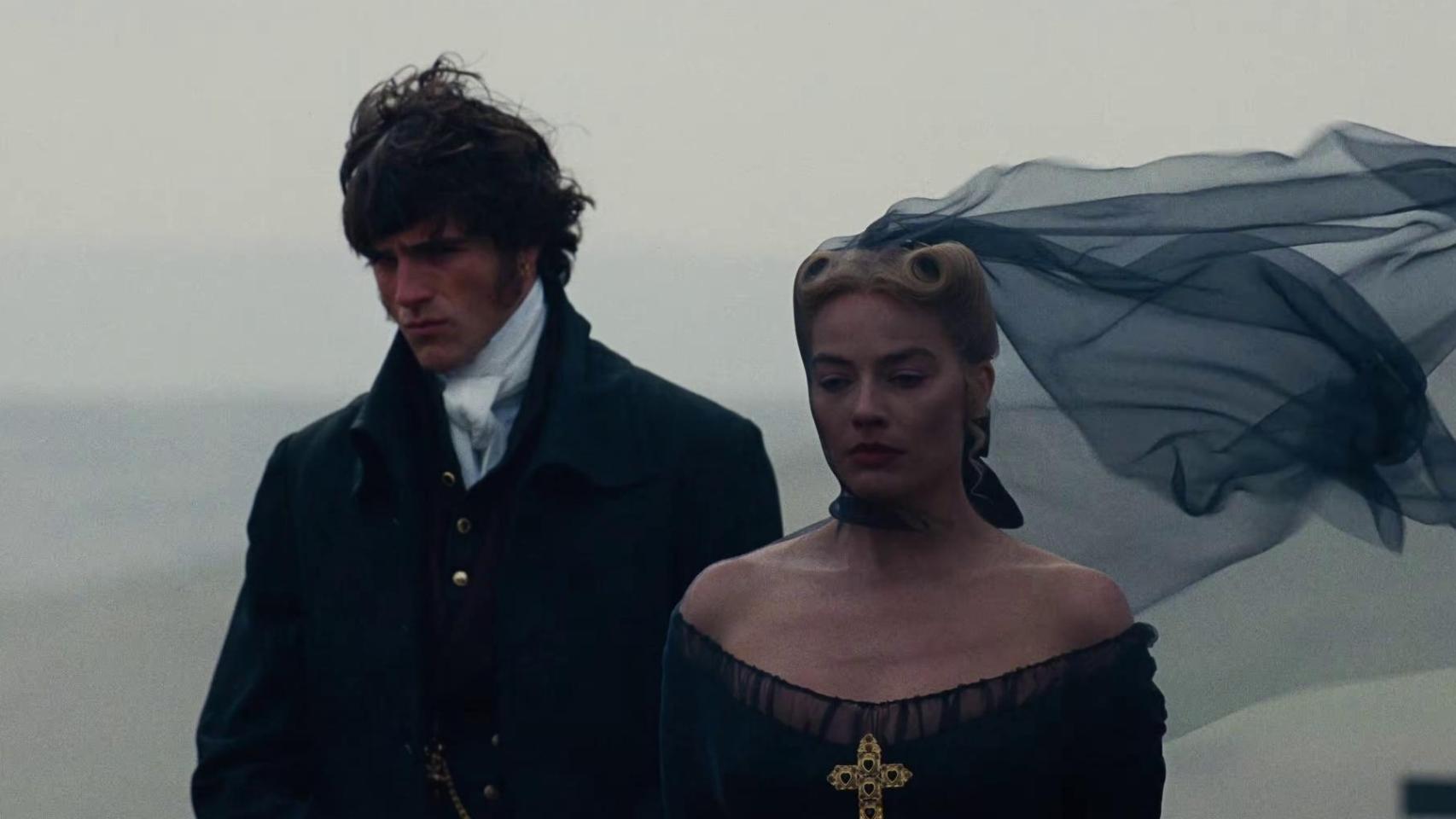 Jacob Elordi & Margot Robbie en 'Cumbres borrascosas'