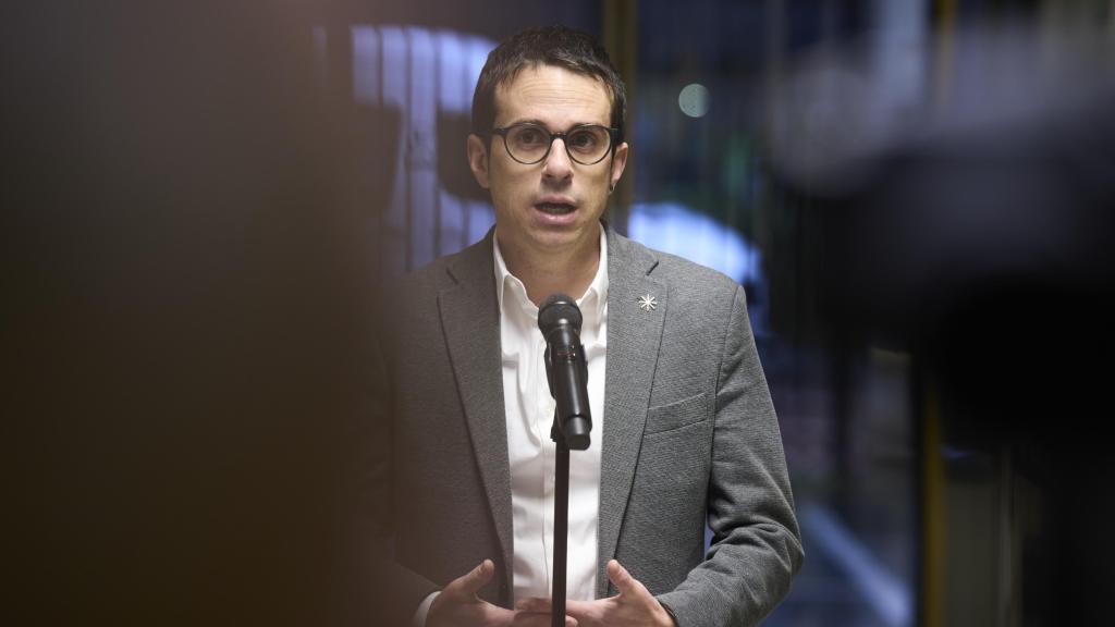 El portavoz de EH Bildu en el Parlamento vasco, Pello Otxandiano