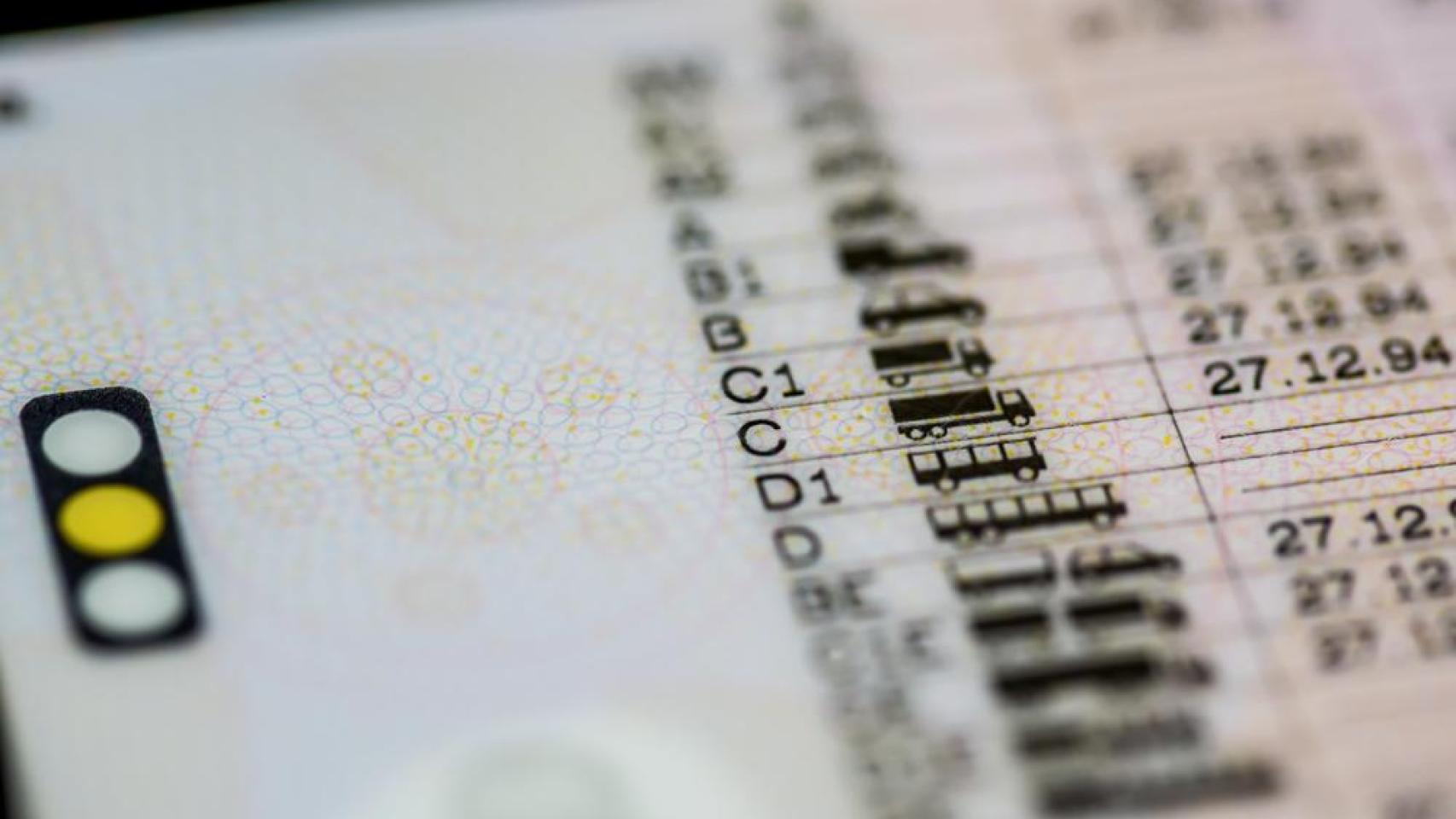 Un carnet de conducir.