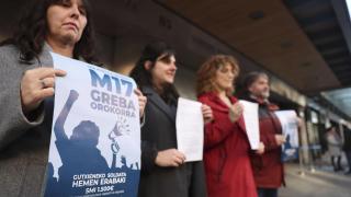 Colectivos afines a Bildu se suman a la huelga general del 17-M por el SMI con ataques al Gobierno, Imaz o la patronal