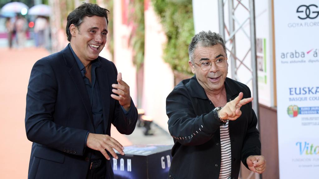 Ion Aramendi y Jorge Javier Vázquez en el FesTVal de Vitoria.