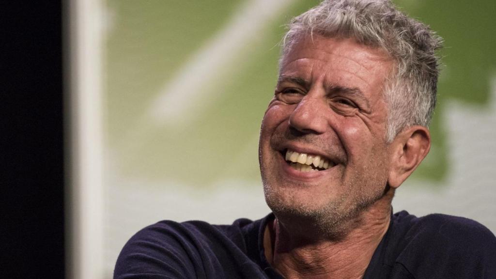 El jefe de cocina y presentador de televisión estadounidense, Anthony Bourdain.