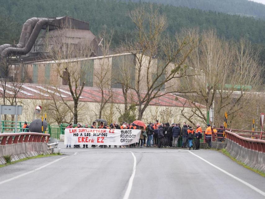 Trabajadores de la plantilla de Tubos Reunidos