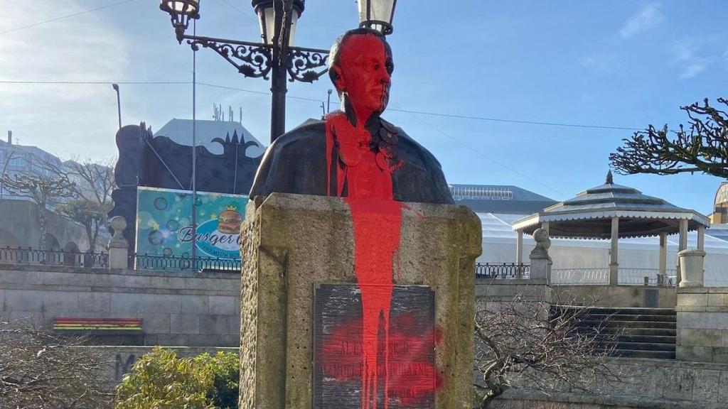 GKS reivindica el ataque a un monolito de Fraga en Galicia por responsable de las 5 muertes del 3 de marzo en Vitoria