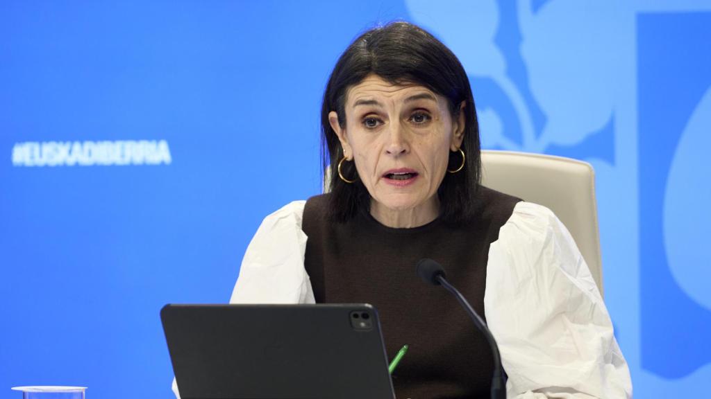 La consejera de Bienestar, Juventud y Reto Demográfico, Nerea Melgosa, en rueda de prensa tras presentar el V Plan Interinstitucional de Apoyo a las Familias, la Infancia y la Adolescencia, a 17 de febrero de 2026