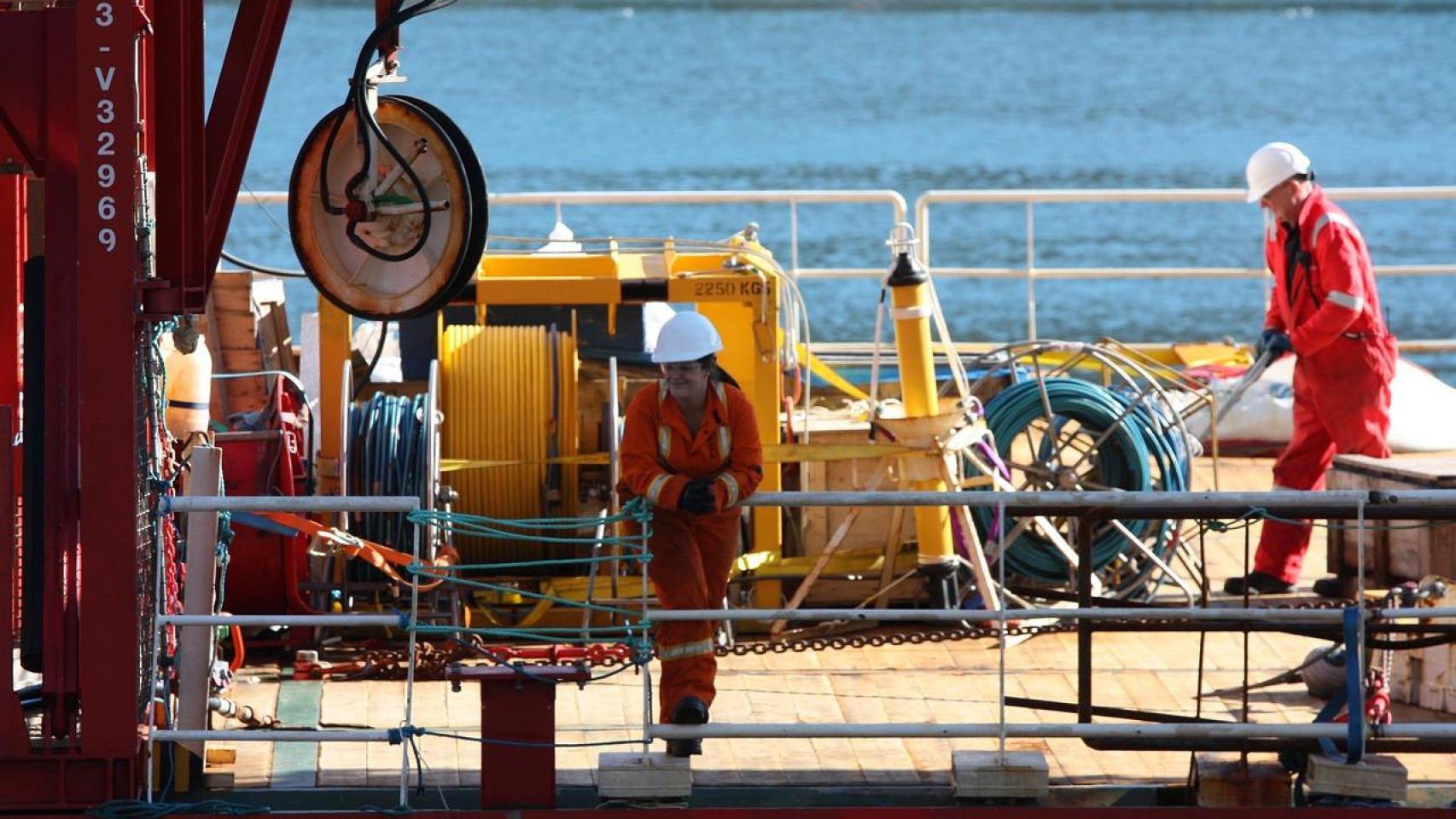 Trabajador de un puerto