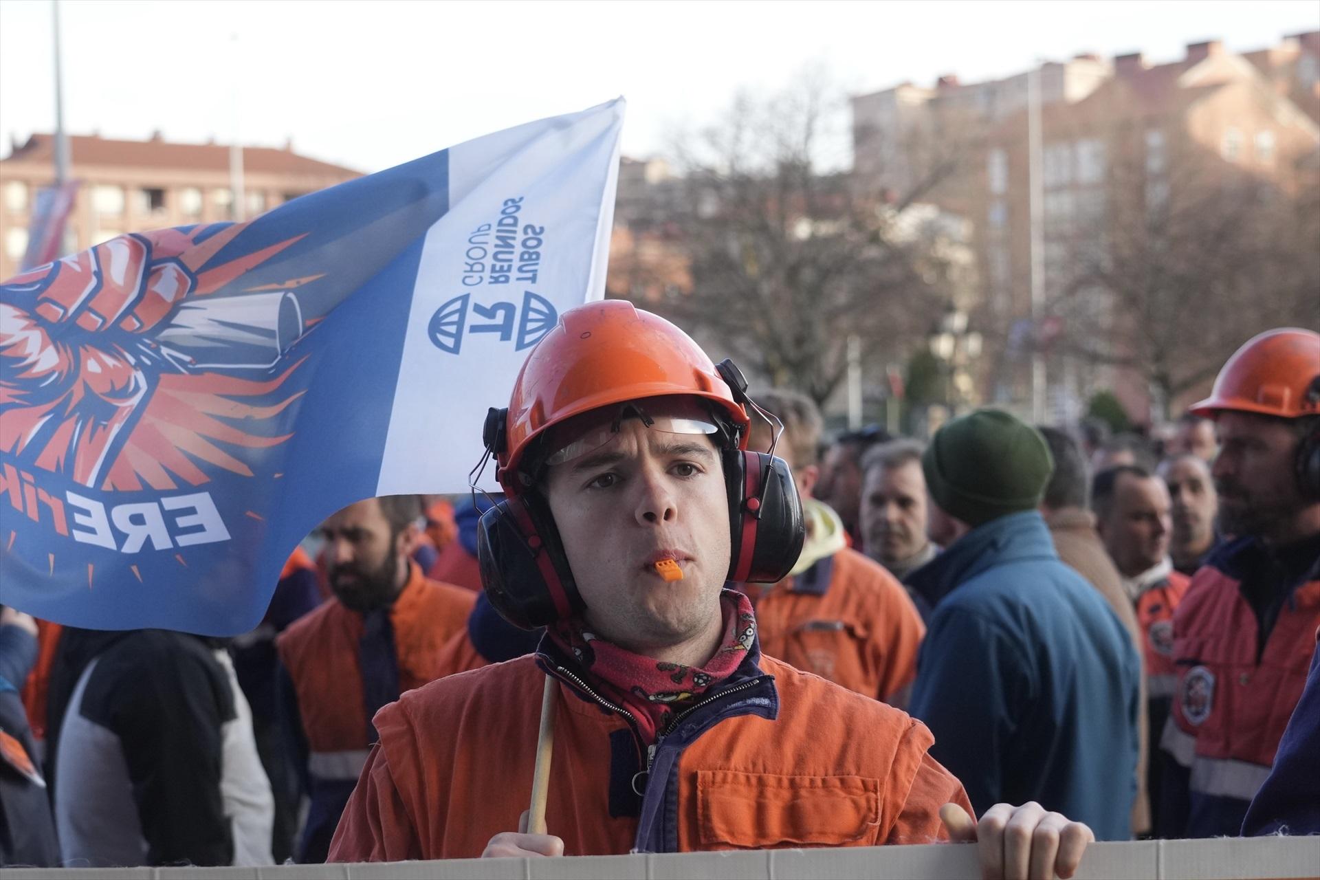 Movilización de trabajadores de Tubos Reunidos