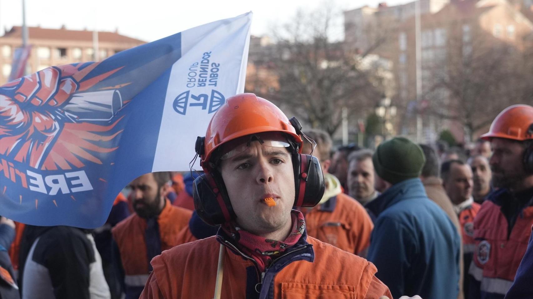 Movilización de trabajadores de Tubos Reunidos