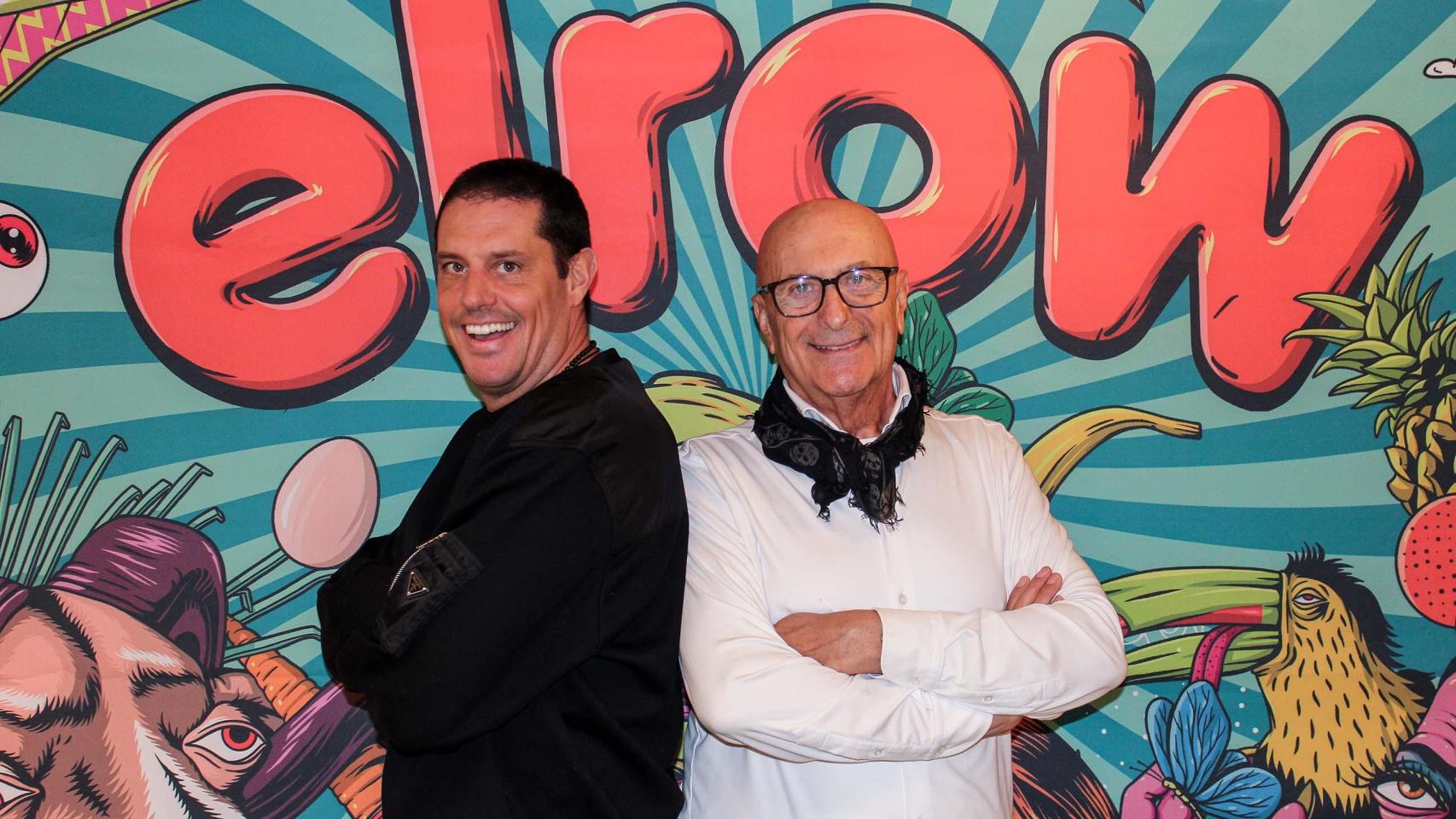 Juan Arnau Jr., CEO de elrow y Juan Arnau, fundador de elrow