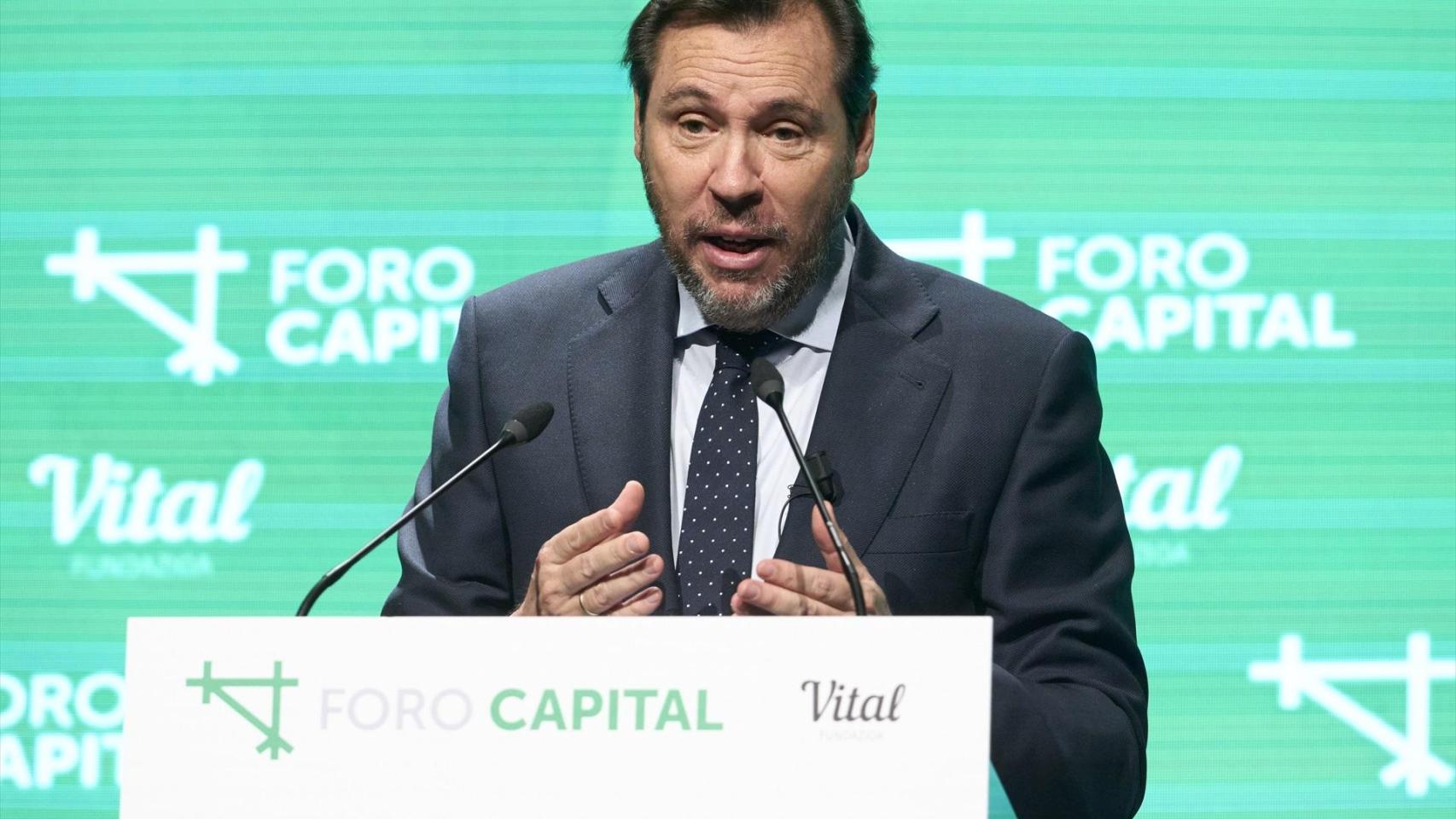 El ministro de Transportes y Movilidad Sostenible, Óscar Puente