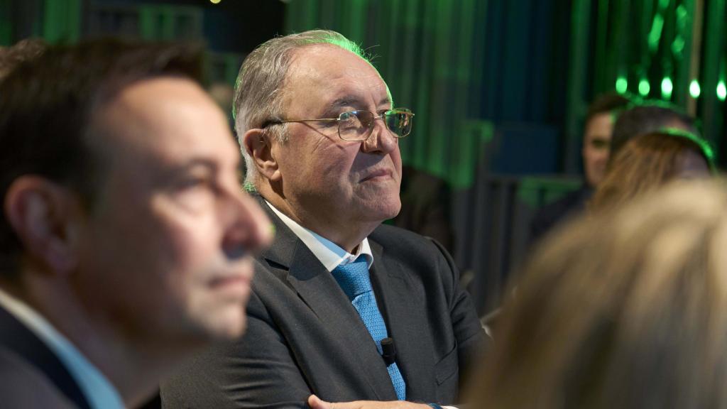 Jainaga, durante el II Foro Capital de Fundación Vital, en Arkabia.