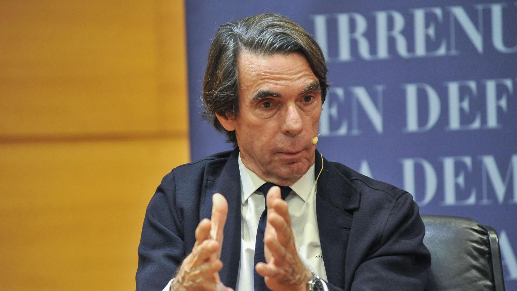 El expresidente del Gobierno José María Aznar