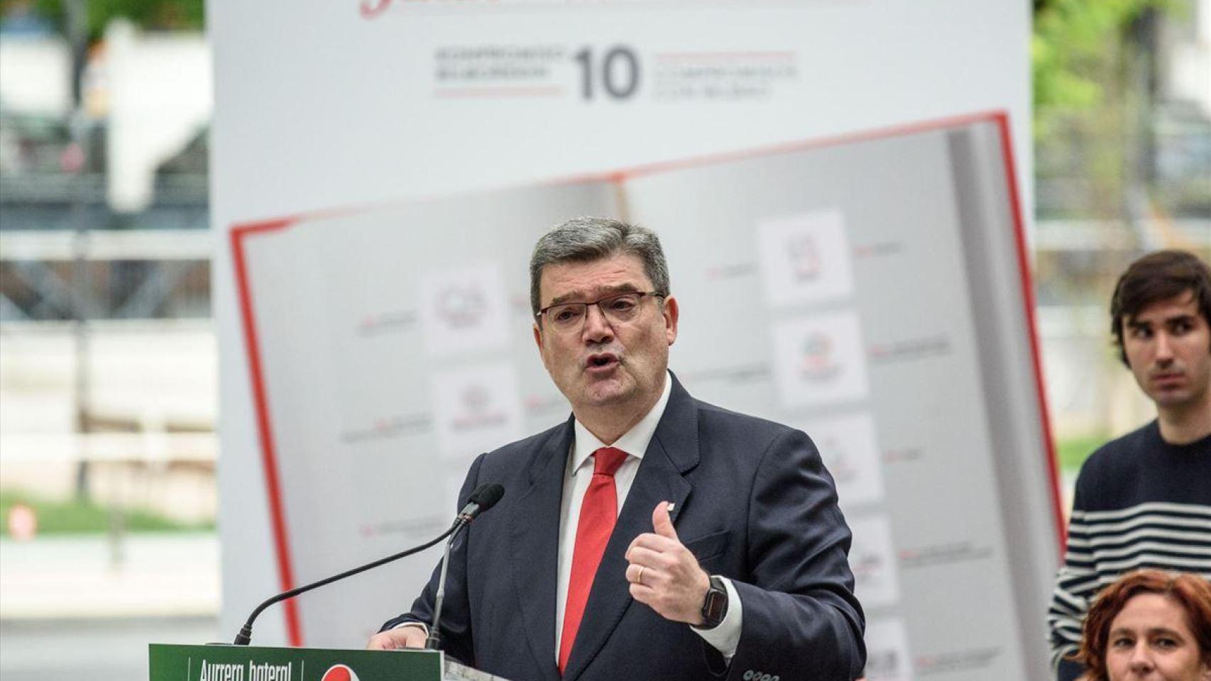 El alcalde de Bilbao, Juan Mari Aburto.