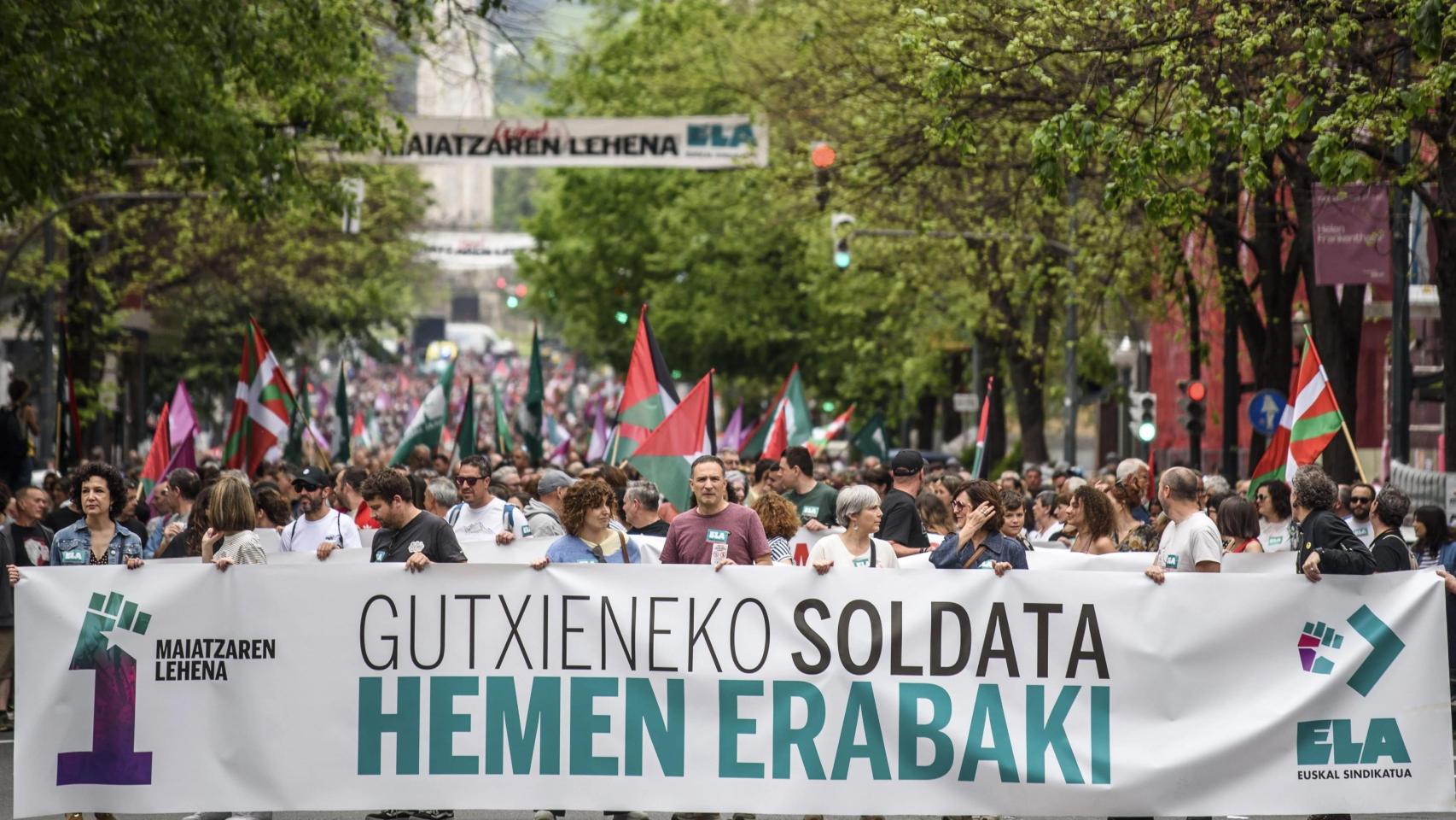 Manifestación de ELA el pasado 1 de mayo