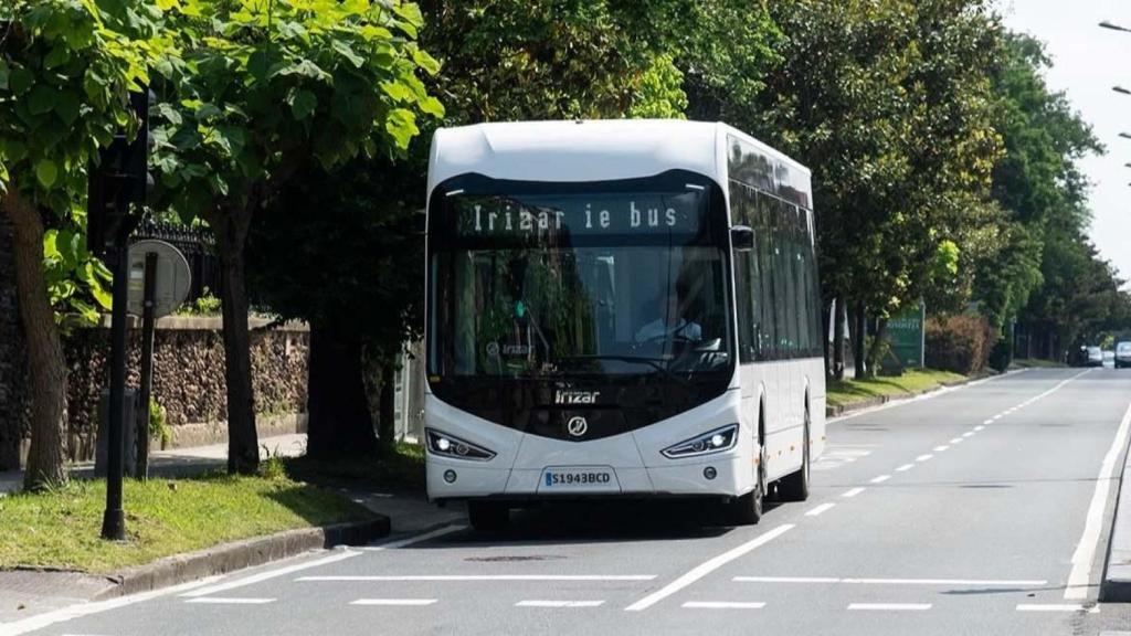 Imagen de archivo de un modelo de autobús eléctrico de Irizar e-mobility.