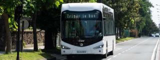 Imagen de archivo de un modelo de autobús eléctrico de Irizar e-mobility.