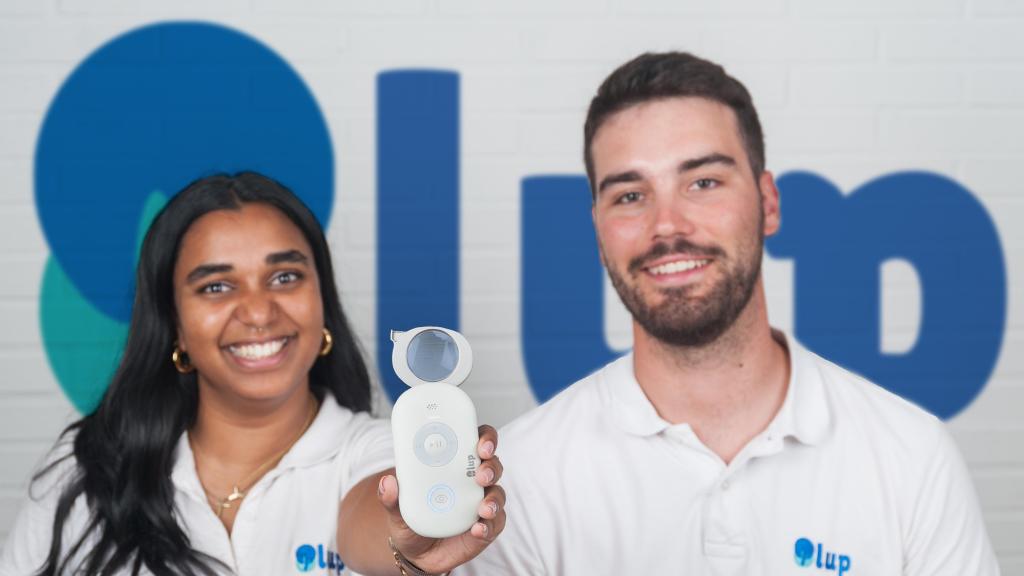 Apurva San Juan y Eneko Calvo, cofundadores de LUP