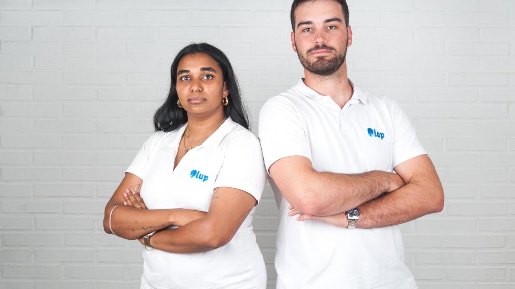 Apurva San Juan y Eneko Calvo, cofundadores de LUP