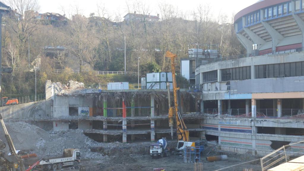Imagen de la primera fase de construcción.