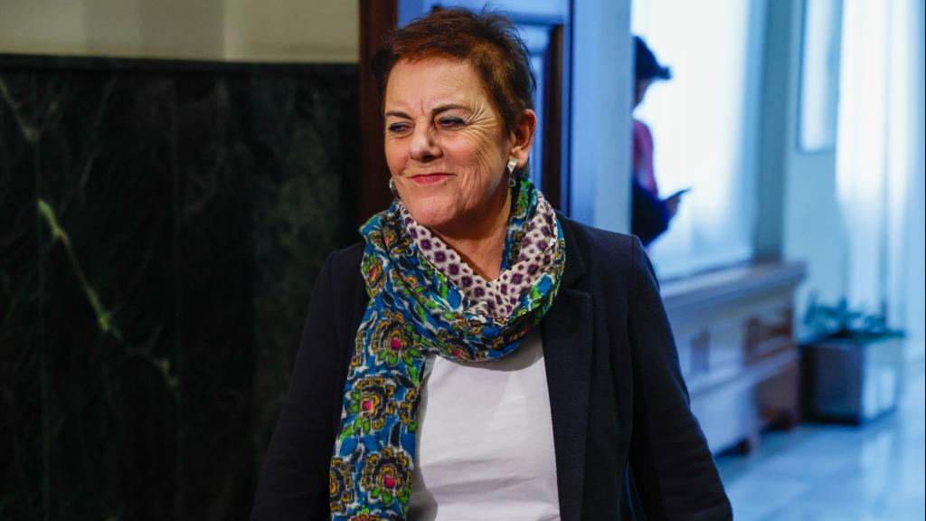 La portavoz de Bildu en el Congreso, Mertxe Aizpurua, en una imagen de archivo