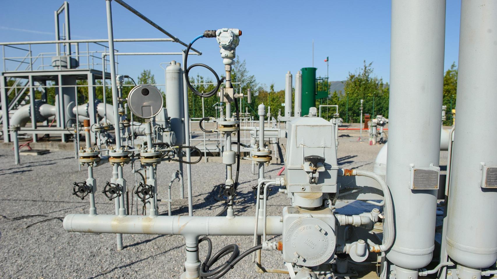 Instalaciones en Irun para el transporte de gas a Francia, sistema que se podría replicar en el caso del hidrógeno / E Press