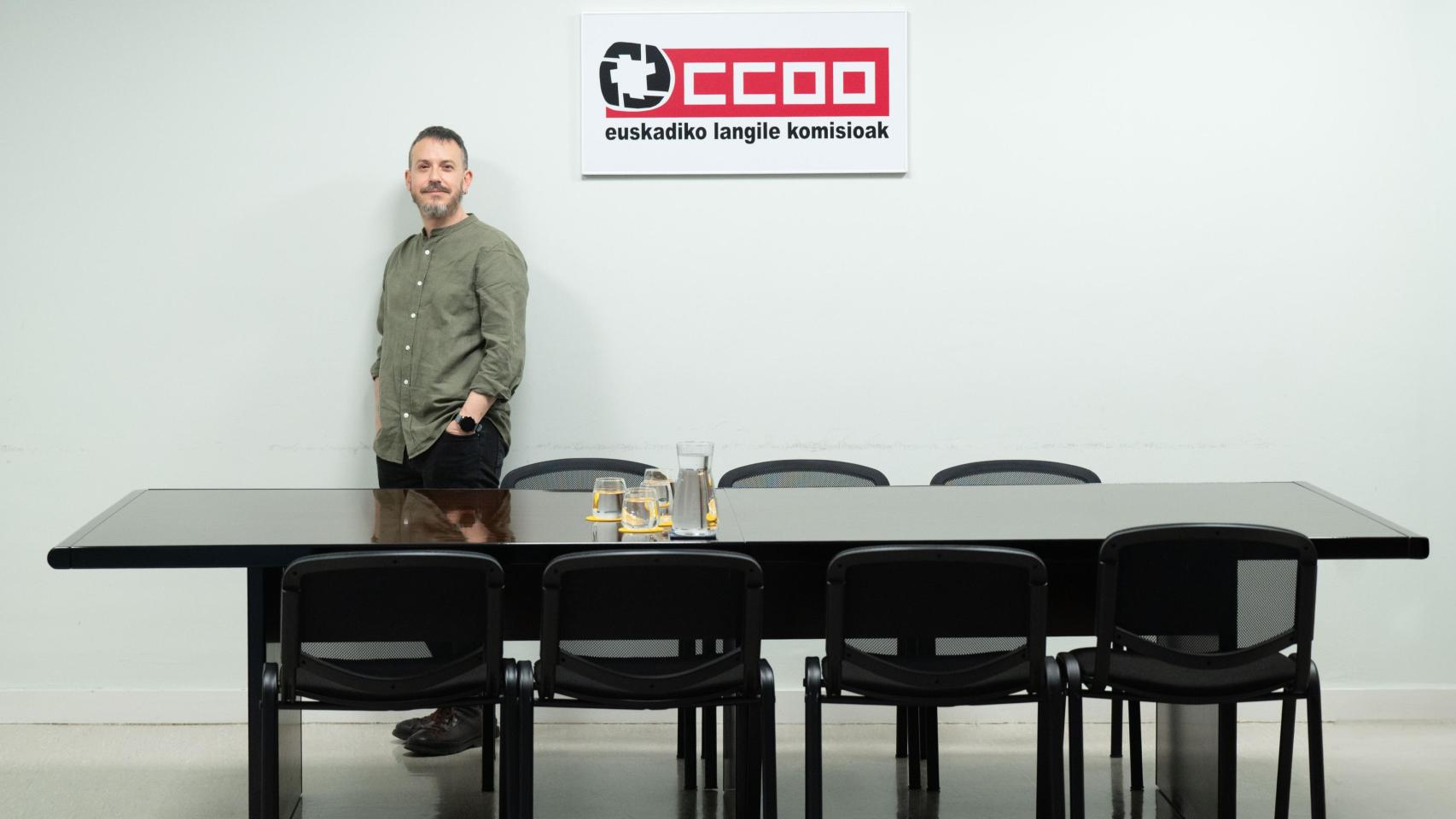 Santi Martínez, secretario general de CCOO Euskadi